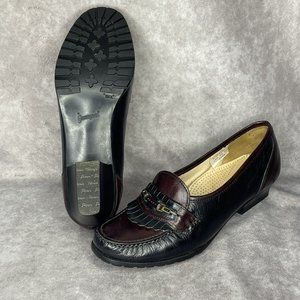 Sioux Germany Womens Kiltie Loafers Either Tassels Mary Popping Shoes Size 6